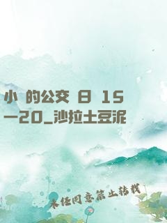 小詩的公交車日記15一20