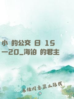 小詩的公交車日記15一20