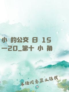 小詩的公交車日記15一20