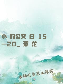 小詩的公交車日記15一20