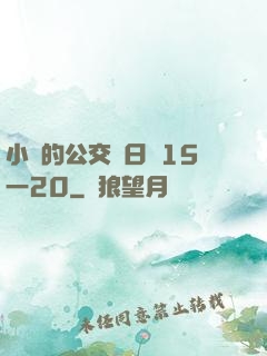 小詩的公交車日記15一20