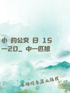 小詩的公交車日記15一20