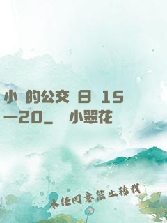 小詩的公交車日記15一20