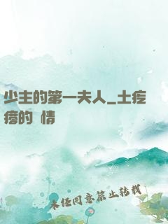 少主的第一夫人
