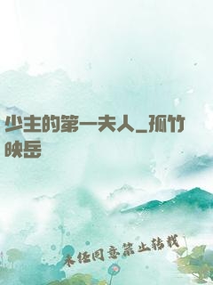 少主的第一夫人