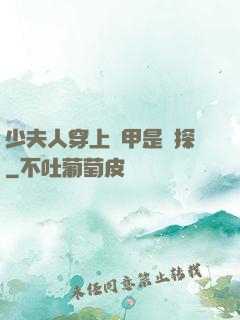 少夫人穿上馬甲是偵探