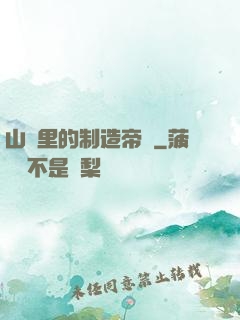 山溝里的制造帝國