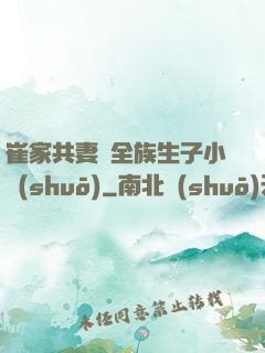 崔家共妻給全族生子小說(shuō)