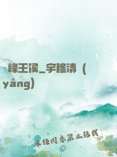 巔峰王侯