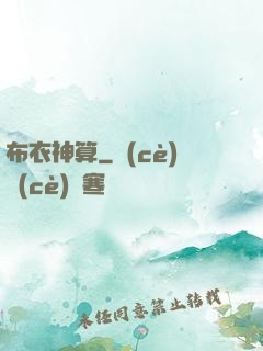 布衣神算