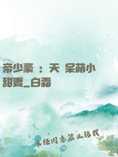 帝少豪寵：天價呆萌小甜妻