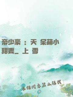 帝少豪寵：天價呆萌小甜妻