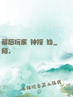 幕后玩家從神探開始