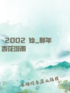 從2002開始