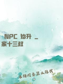 從NPC開始升級