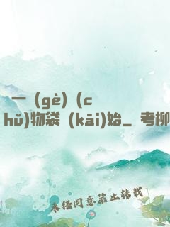 從一個(gè)儲(chǔ)物袋開(kāi)始