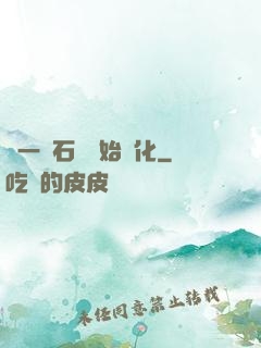 從一塊石頭開始進化