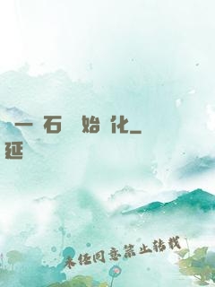 從一塊石頭開始進化