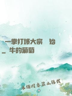 從一拳打爆大宗師開始