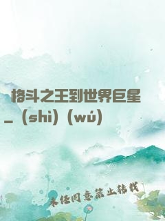 從格斗之王到世界巨星