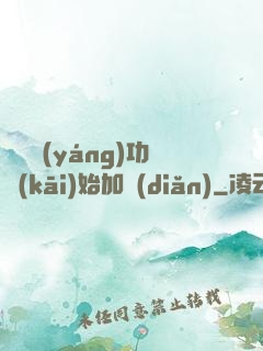 從純陽(yáng)功開(kāi)始加點(diǎn)