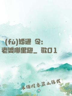 復(fù)婚通緝令：老婆哪里跑