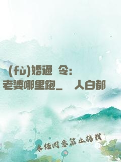 復(fù)婚通緝令：老婆哪里跑