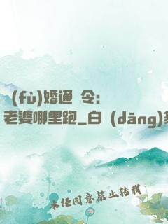復(fù)婚通緝令：老婆哪里跑