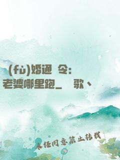 復(fù)婚通緝令：老婆哪里跑