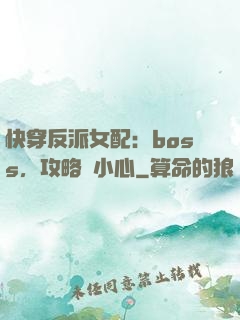 快穿反派女配：boss，攻略請小心