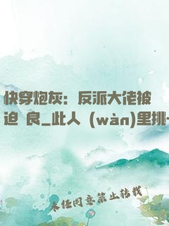 快穿炮灰：反派大佬被迫從良