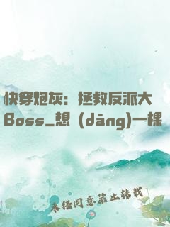 快穿炮灰：拯救反派大Boss