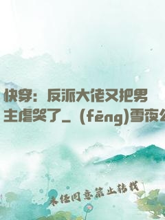 快穿：反派大佬又把男主虐哭了