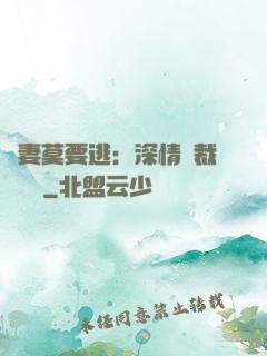 愛妻莫要逃：深情總裁寵寵寵