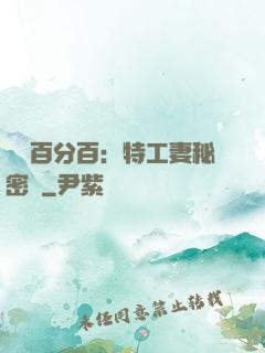 戀愛百分百：特工妻秘密寵