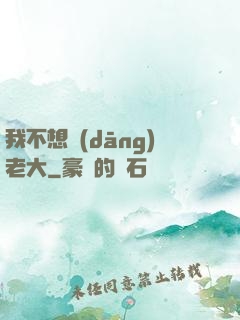 我不想當(dāng)老大