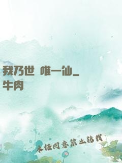 我乃世間唯一仙