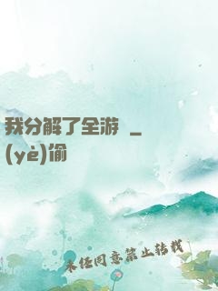 我分解了全游戲