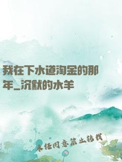 我在下水道淘金的那幾年