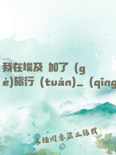 我在埃及參加了個(gè)旅行團(tuán)