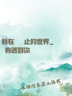 我在時間靜止的世界
