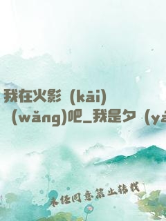 我在火影開(kāi)網(wǎng)吧