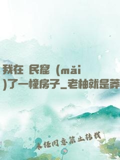 我在貧民窟買(mǎi)了一幢房子