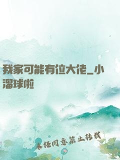 我家可能有位大佬