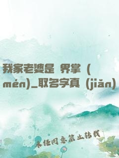 我家老婆是異界掌門(mén)