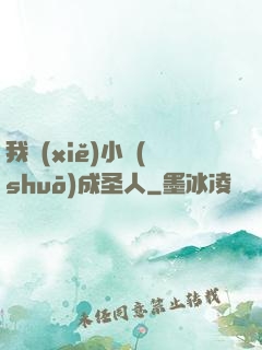 我寫(xiě)小說(shuō)成圣人