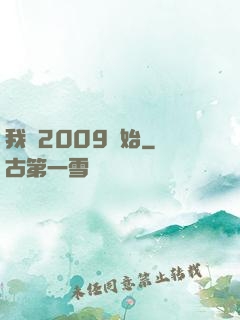 我從2009開始
