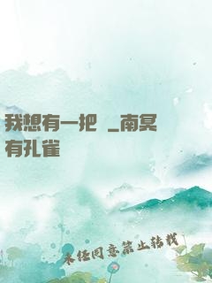 我想有一把劍