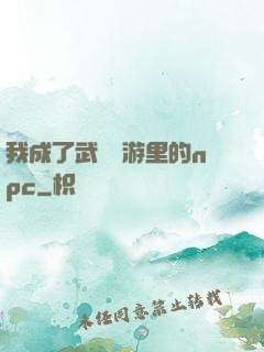 我成了武俠網游里的npc