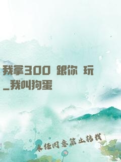 我拿300億跟你們玩